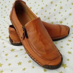Men's Brown Leather Loafers